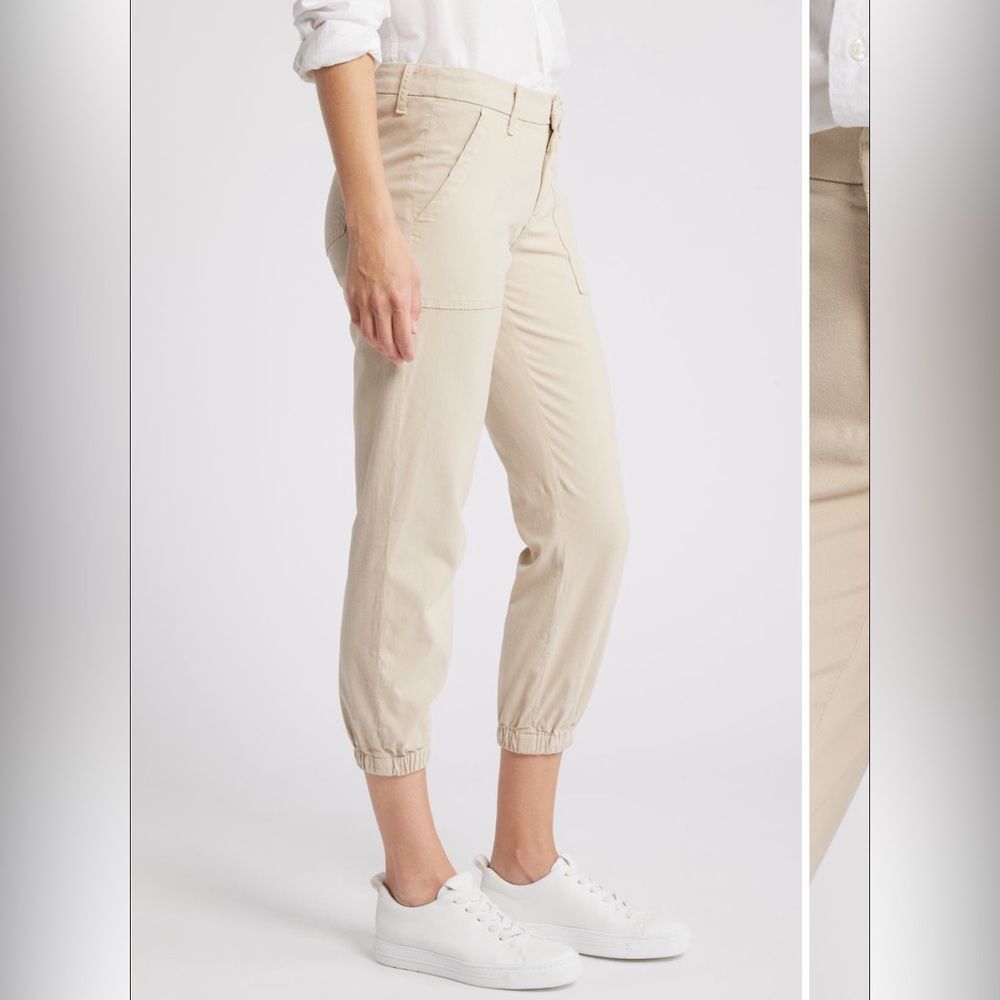 Frank & Eileen Foxrock The Italian Stretch Cotton Utility Joggers - 2 - Picture 3 of 11